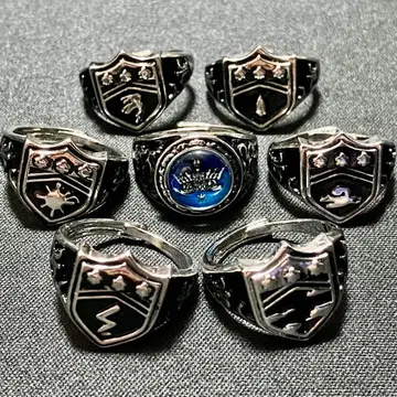 가정교사 히트맨 REBORN! 봉고레 반지 봉고레 패밀리 7종 세트