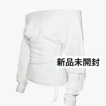 theredthread S sequin offshoulder knit