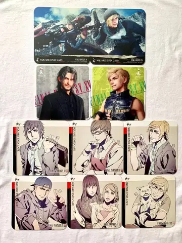 FF15 콜라보 카페 코스터 10장