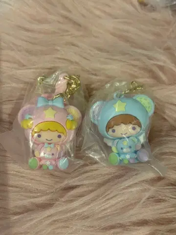 산리오 리틀트윈스타 키키라라 시크릿 키링