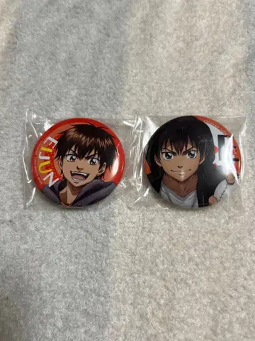 다이아몬드 A 사와무라 에이준 애니메이션 그림 캔뱃지 세트