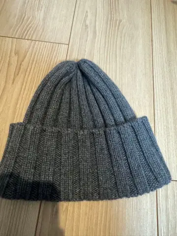 UNITED ARROWS 니트 모자 다크 그레이 FREE