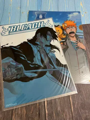 BLEACH 클리어 파일 2장 세트 쿠키치 뱌쿠야 원작 패턴 로손
