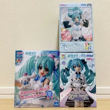 하츠네 미쿠 x 시나모롤 피규어 3종 세트 Luminasta 쵸코노세