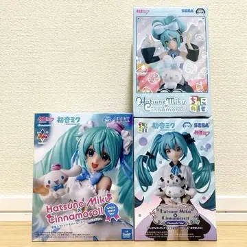 하츠네 미쿠 x 시나모롤 피규어 3종 세트 Luminasta 쵸코노세