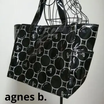agnes b. 에네스베 대용량 토트백 블랙