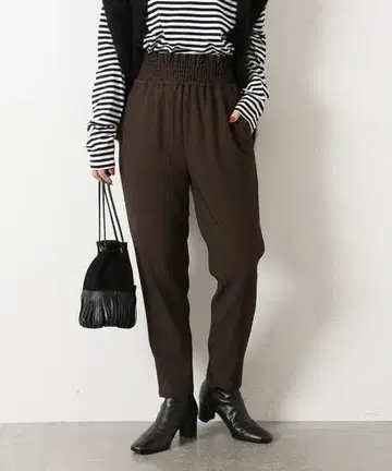 저널 스탠다드 울 라이크 스트레치 팬츠 브라운 36