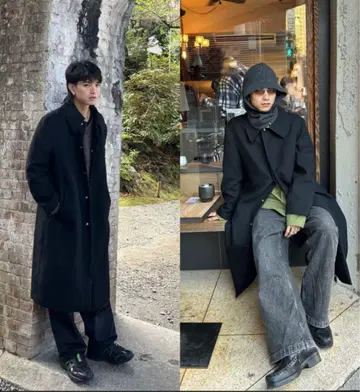 SUNFLOWER WINTER COAT 46 블랙