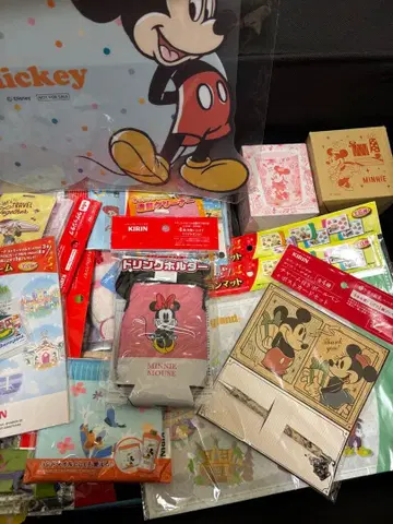 미키 미니 아리엘 캐릭터 굿즈 세트