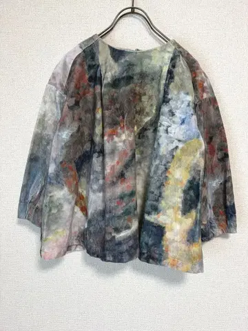 새상품급 l'atelier du savon 블라우스 풀오버 수채화