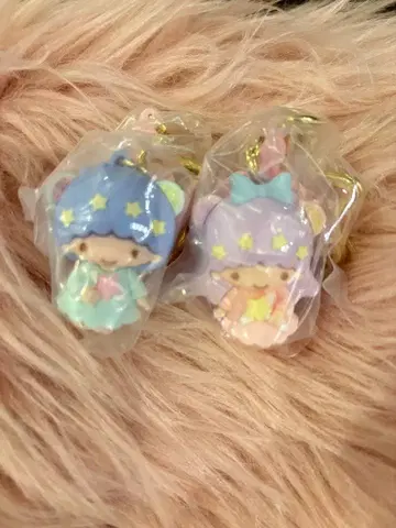 리틀트윈스타 별하늘의 엔젤 시크릿 키링 키키라라 2종류