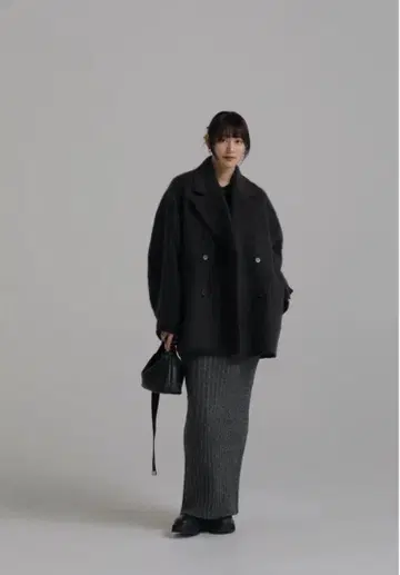 [ 새상품급 ] louren 샤기 더블 코트