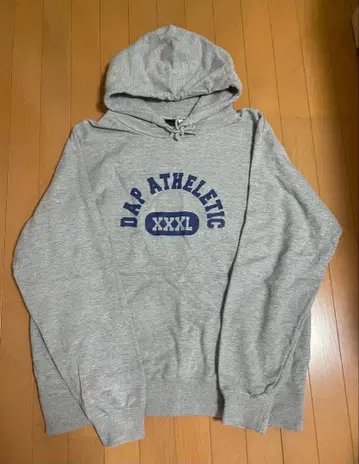 DAP ATHLETIC 그레이 후드티 XXXL