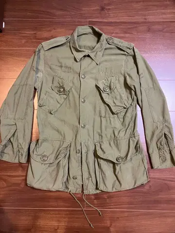 캐나다군 OG-107 컴뱃 셔츠 밀리터리 자켓 빈티지