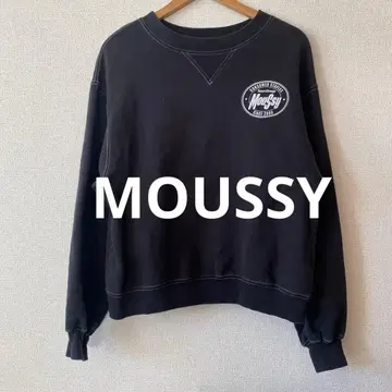 MOUSSY 맨투맨 트레이닝복 F 마우지 코튼 와이드 슬리브