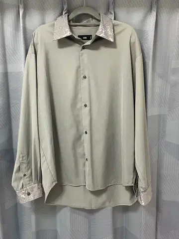 HARE 남성용 긴팔 셔츠 그레이