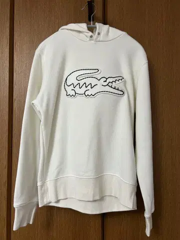 LACOSTE 화이트 맨투맨 US S