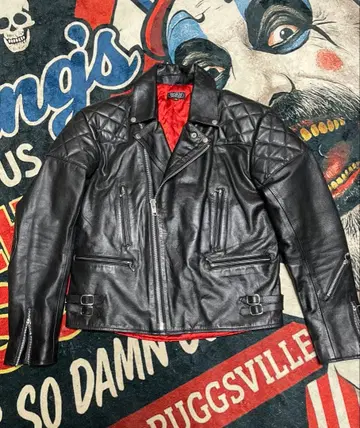 HORN WORKS 더블 라이더 자켓 3L 블랙