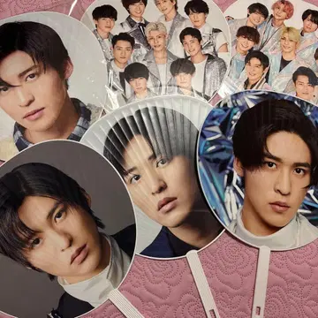 SnowMan 메구로 렌 부채 묶음 판매