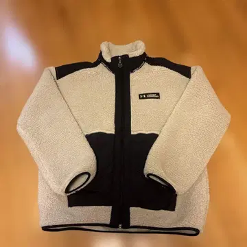 UNDER ARMOUR 플리스 자켓 아이보리 블랙