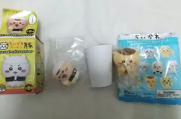 치이카와 라멘 돼지 소프트 비닐 퍼펫 마스코트 밤만쥬 2점 세트