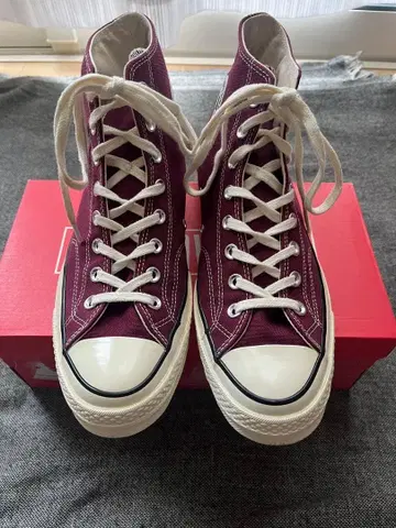 [ 새상품급 ] CONVERSE CT70 / 하이컷 / 보르도 us9.5