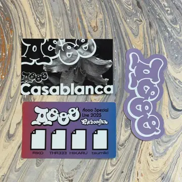 [미개봉] Aooo 회장 한정판 가챠 스티커 황혼 메모리 로드