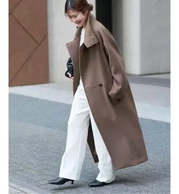 SLOBE IENA 울 롱 코트 38