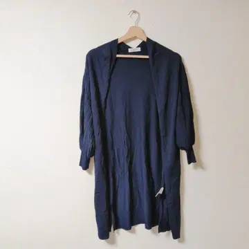 새상품급 오프온 네이비 긴팔 가디건 [38/M]