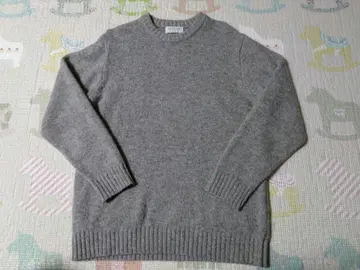 GLOSTER ROAD 그레이 크루넥 스웨터 L 사이즈 모 100%