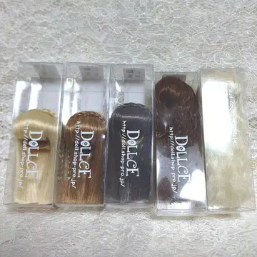 인형 가발 3.5~4인치 5개 세트