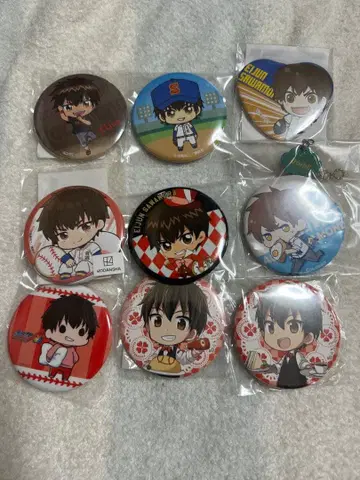 다이아몬드 A 사와무라 에이준 SD 캔뱃지 세트