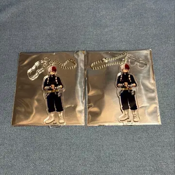 zoff 2단 아크릴 키링 토도로키 쇼토 2개 세트