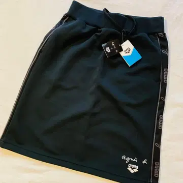 agnes b. arena 스커트 블랙 저리 스트레치 새상품