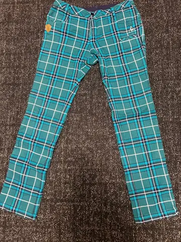 르꼬끄 골프 팬츠 체크 무늬