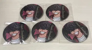 모모츠노 사쿠스케 메탈릭 캔뱃지 AGF 5종 세트