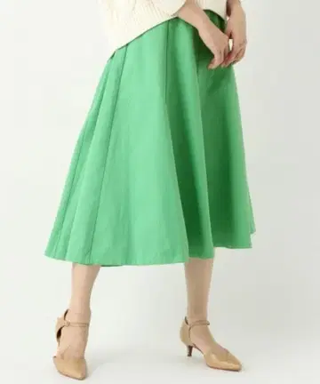 apart by lowrys 플레어 스커트 그린 봄 상품 여름 아이템