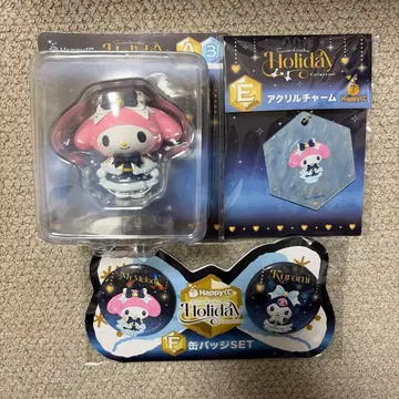 3세트! 산리오 해피 복권 마이멜로디 피규어