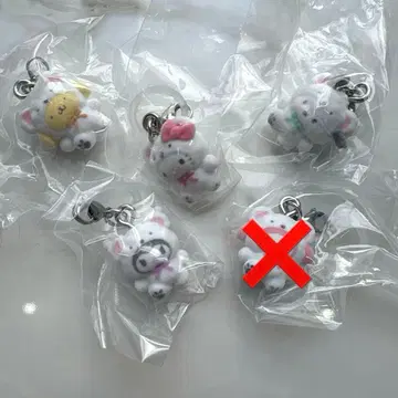 [ 미개봉 새상품 ] 산리오 캐릭터즈 메지루시 액세서리 후와후와 스노우