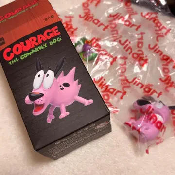 미사용 새상품 겁쟁이 커리지 군 피규어