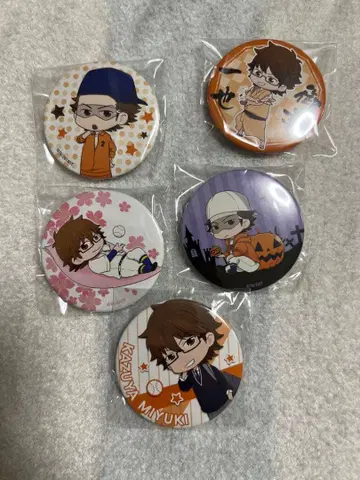 다이아몬드 A 미유키 카즈야 미니 캐릭터 캔뱃지 세트