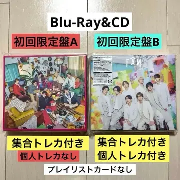 timelesz FAM 초회 A+B Blu-ray&CD