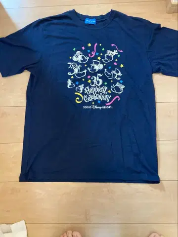 도쿄 디즈니 리조트 캐릭터 셔츠 L 사이즈