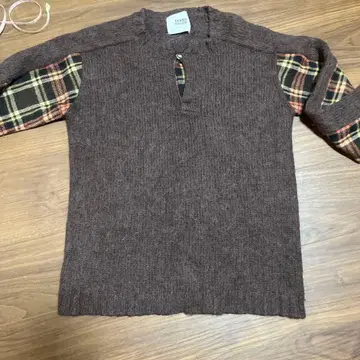 TAKEO KIKUCHI 브라운 니트 스웨터 사이즈 3