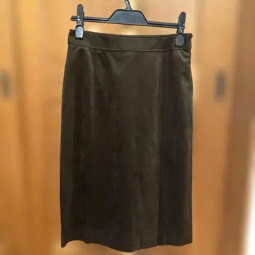 ef-de 에프데 타이트 스커트 브라운 스웨이드 9