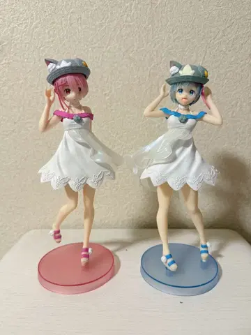 Re: 제로부터 시작하는 이세계 생활 리제로 렘 라무 피규어 팩 세트