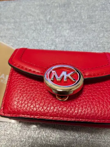 MK 3단 폴더형 지갑 빨간색