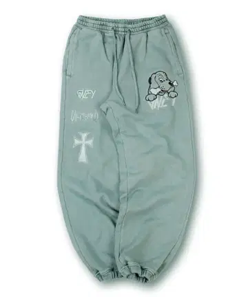 GALFY 염색 데스메탈 스웨트 팬츠 중형견 10