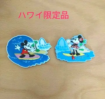 디즈니 하와이 아울라니 한정판 미키 & 미니 마그넷