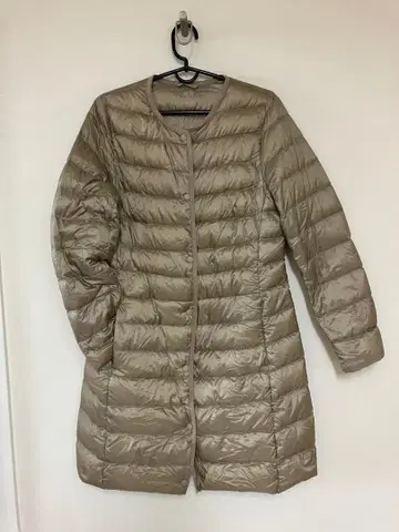 유니클로 울트라 다운 컴팩트 2WAY 롱 코트 새상품급